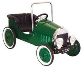 Great Gizmos Classic Pedal Car 1939 Green