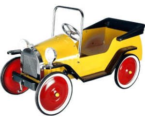 Great Gizmos Classic Pedal Car Yellow Car Harry