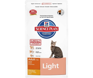 hills science light cat food