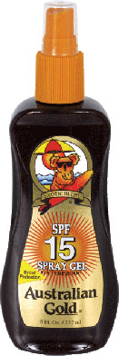 Australian Gold Spray Gel - SPF 15 (237 ml)