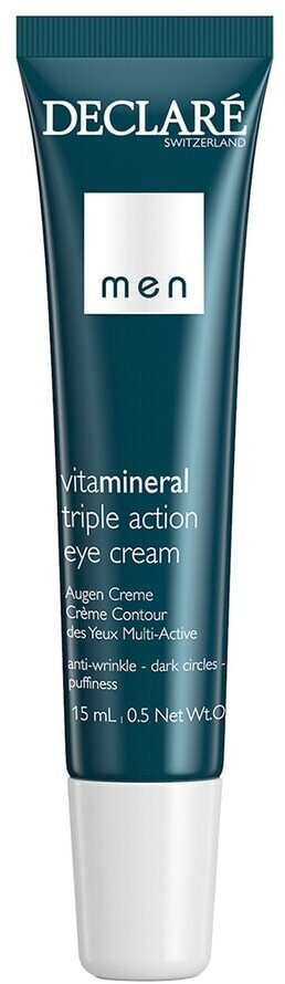 Photos - Other Cosmetics Declare Declaré Declaré Vitamineral for Men Triple Action Eye Cream  (15 ml)