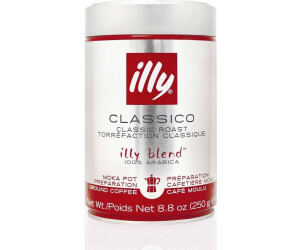 Illy Moka Kaffee Gemahlen Normale Rostung 250g Ab 5 43 Preisvergleich Bei Idealo De