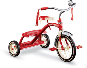 Radio Flyer Classic Red Dual Deck Tricycle #33