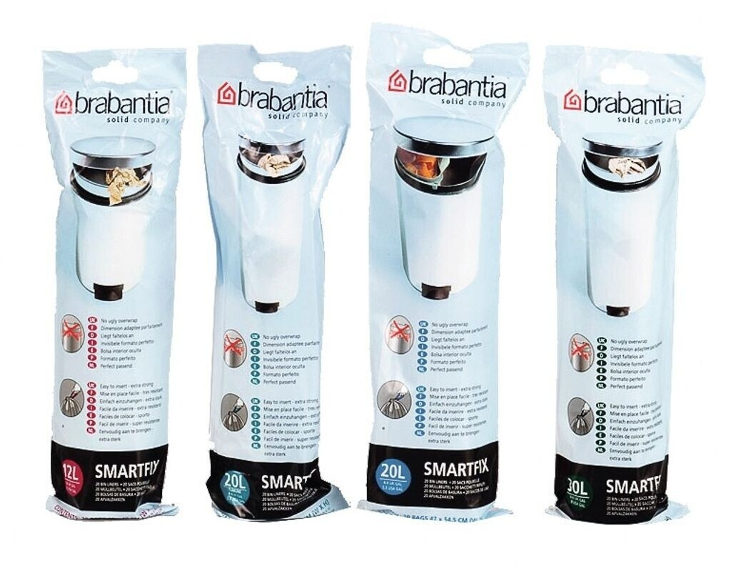 Brabantia Sac poubelle Smartfix 12 L (x20)