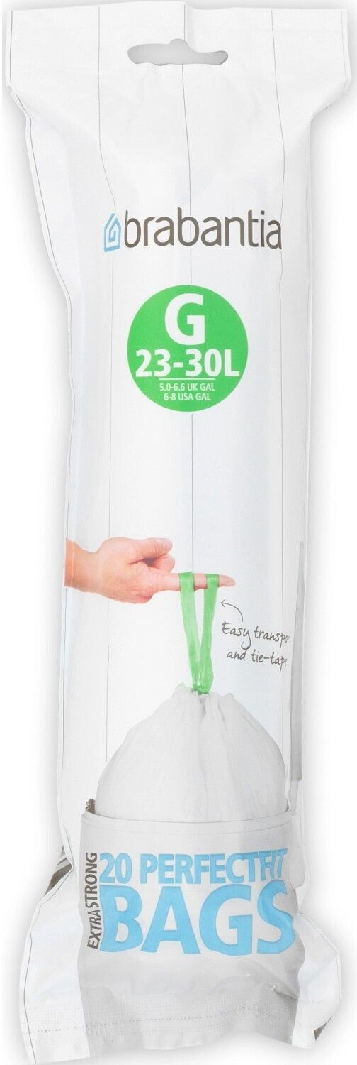 Brabantia Sacs poubelle Smartfix 30 L (x20)