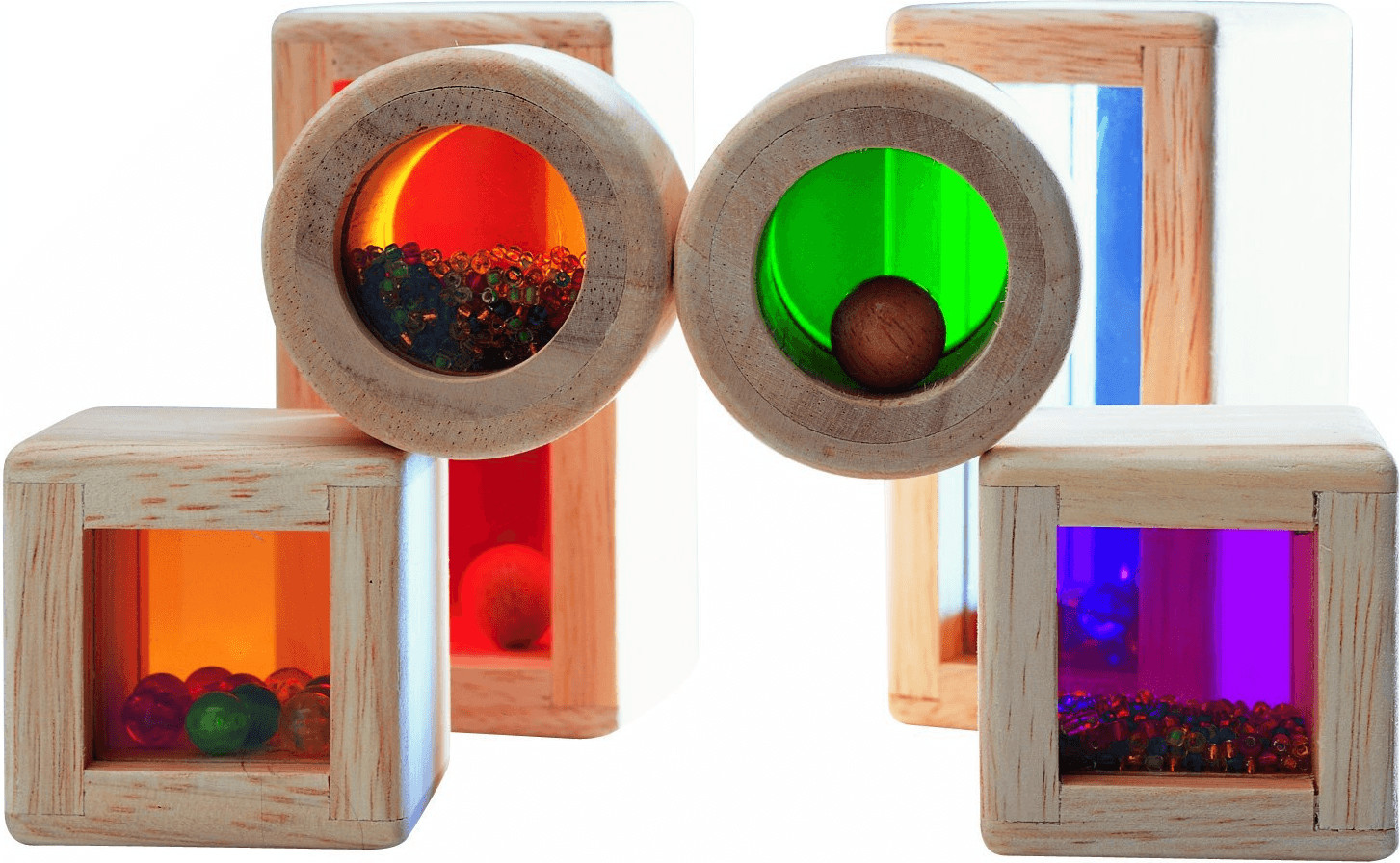Wonderworld wooden rainbow sound blocks sale