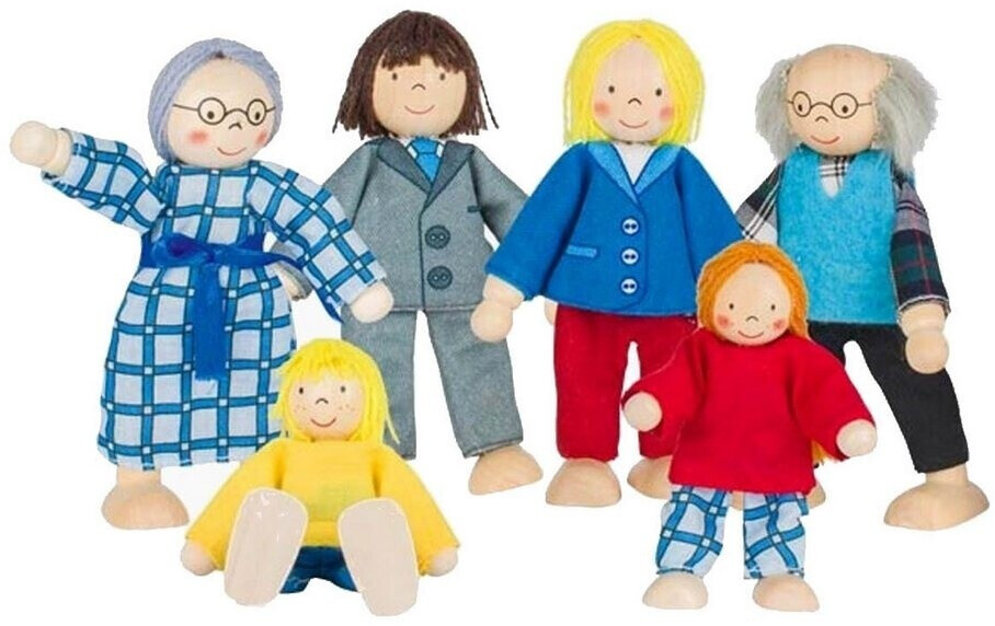Goki Poupées de pliage - Famille citadine