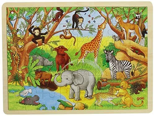 Goki Puzzle Afrique 48 pièces