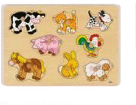 Goki Puzzle encastrement Ferme VII