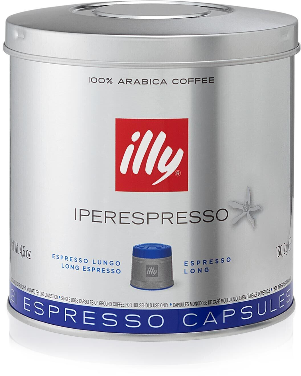 illy Iperespresso torréfaction longue (x21)