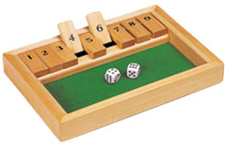 Shut the box en bois