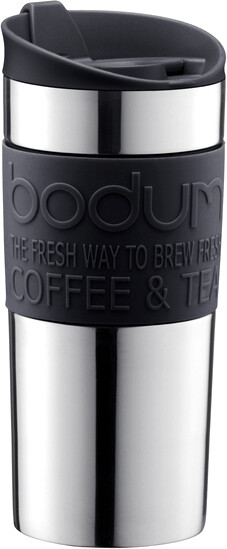Bodum Mug à piston Travel Press 0,35 L noir