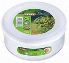 Pyrex Boîte ronde avec couvercle 0,6 L