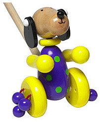 Orange Tree Toys Push-Along Dog