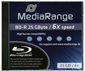 mediarange bd-r 25 6x