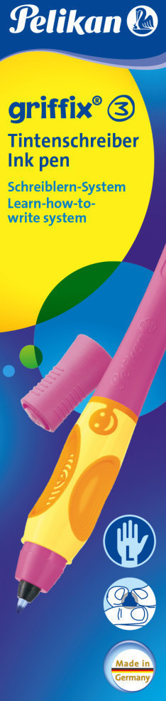 Pelikan Crayon papier Griffix rose gaucher