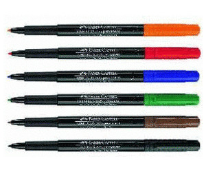 Faber-Castell Multimark 1513 permanent - Pack of 6