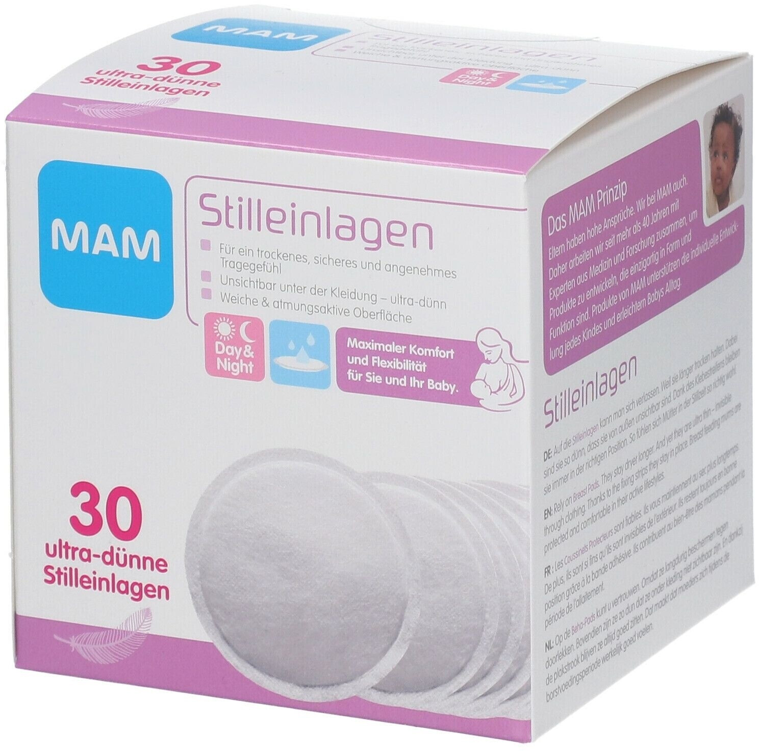 MAM Coussinets d'allaitement 30 pièces