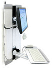 Ergotron StyleView Vertical Lift, Patient Room