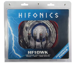 Kit Cavi Amplificatore Hifonics HFX10WK – Alimentazione E RCA Da 10mm² Con Fusibile 50A