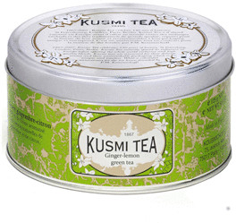Kusmi Tea Thé Vert Gingembre-Citron - Boîte métal 125 g