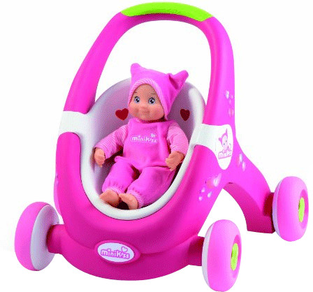 Smoby Poussette Baby Walker MiniKiss