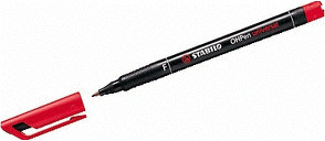 Stabilo OHPen universal permanent rouge 0.7mm