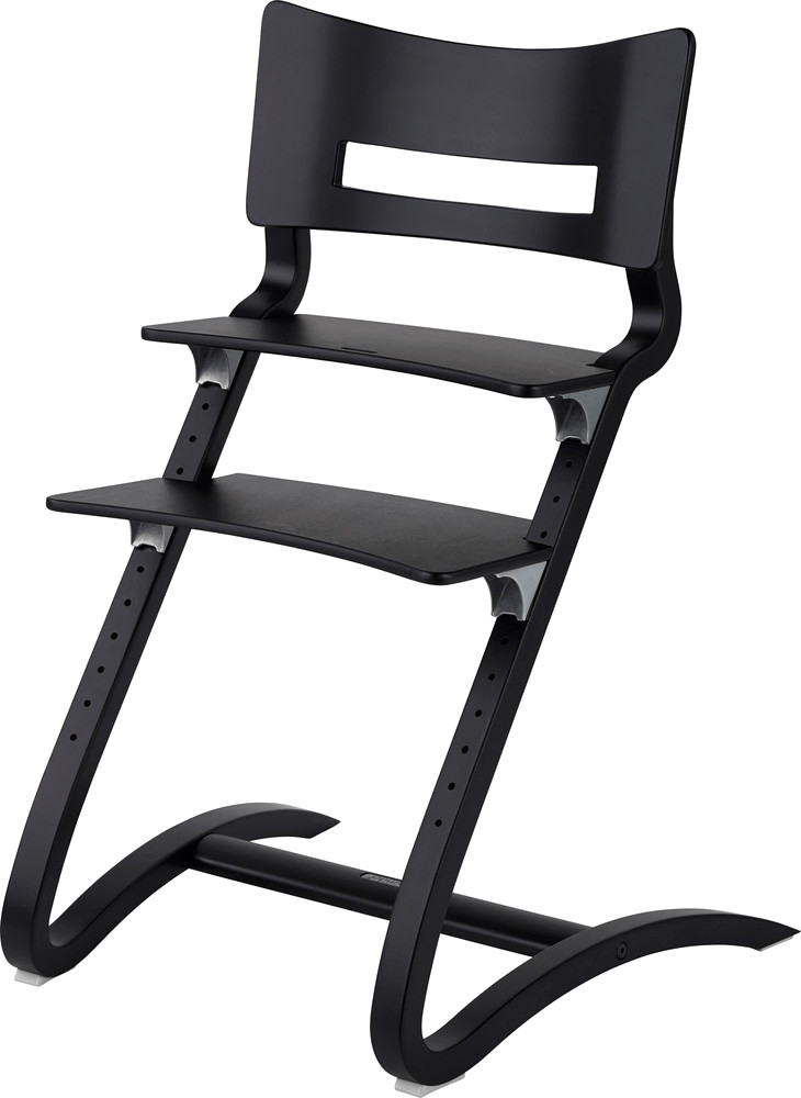 Leander Chaise haute évolutive bois Noir