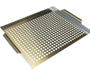 Santosgrills Edelstahl Grillpfanne gelocht
