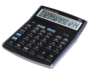 HP Taschenrechner für den Tisch OFFICECALC 200 Grande Format 14 Ziffer solar/ 