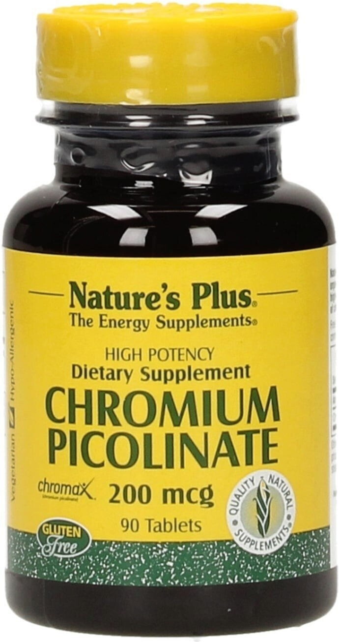 Nature's Plus Chromium Picolinate 200mcg Tablets (90 pcs)