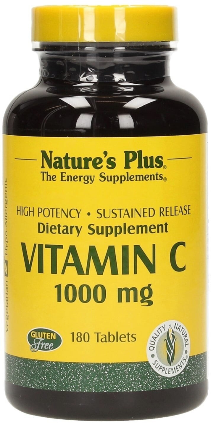 Nature's Plus Vitamin C 1000mg SR Tablets (180 pcs)