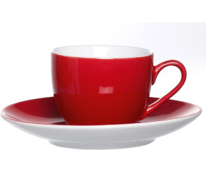 WMF Barista - Lot De 4 Tasses à Cappuccino 160 Ml Avec Soucoupes - Porcelaine Haut De Gamme - Fabriqué En Allemagne