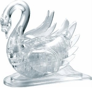 HCM Puzzle cristal - Cygne transparent