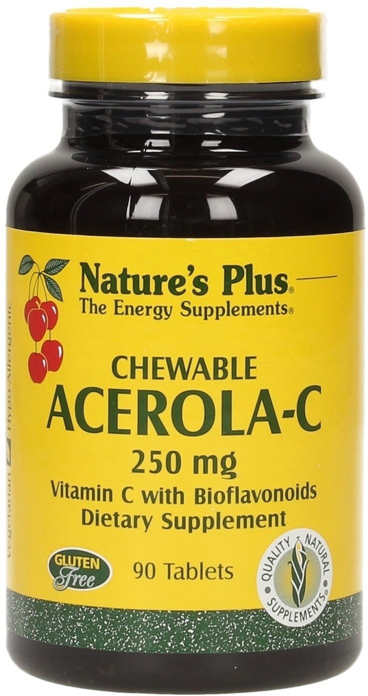 Nature's Plus Acerola C Complex - Chewable 250mg (90 pcs)