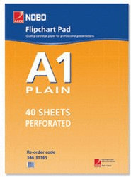 nobo Flipchard Pads Plain A1