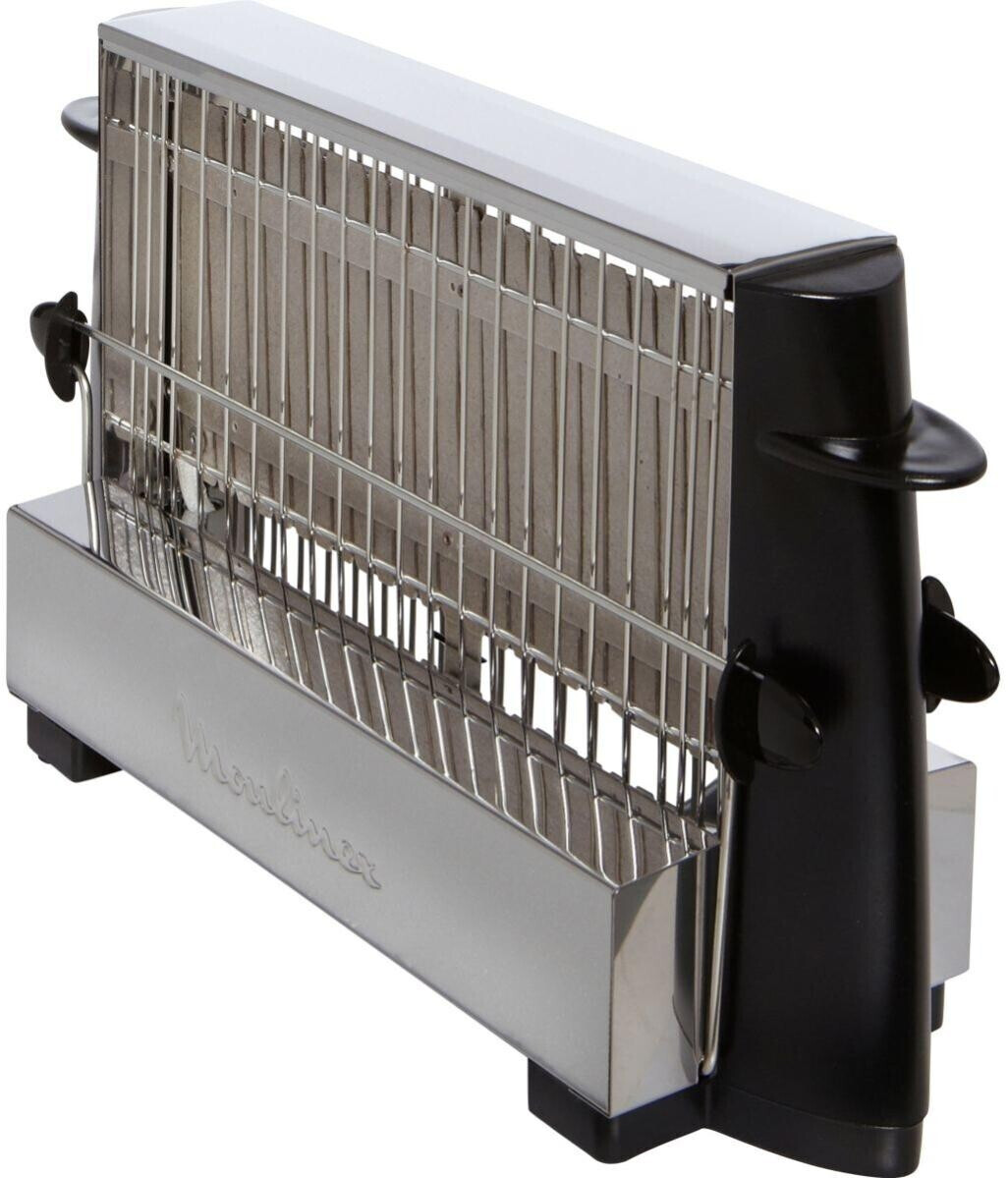 Grille-pain MOULINEX Vintage en inox - 2 grandes chambres de grillage -  Compact et sécurisé - Cdiscount Electroménager