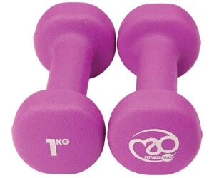 Fitness Mad Neo Dumbells 1 kg (x2) purple