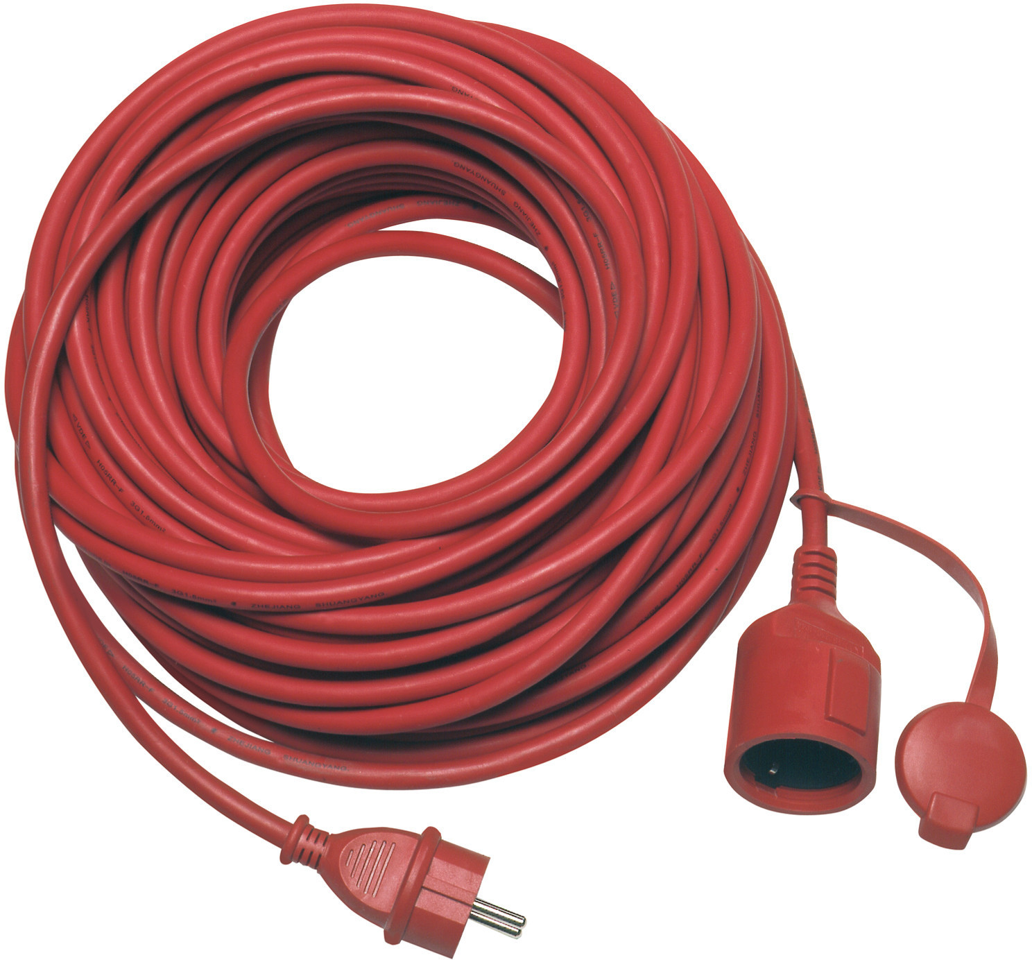 REV-Ritter Rallonge en plastique 25 m Rouge