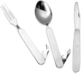 Lifeventure Couverts pliables en inox