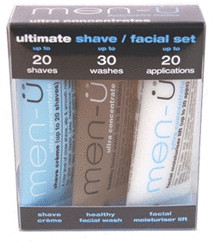 men-ü Ultimate Kit rasage et soin du visage (3x15 ml)
