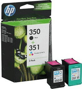 ✓ HP Pack de 2 cartouches encre HP 350 et HP 351 couleur pack en stock -  123CONSOMMABLES