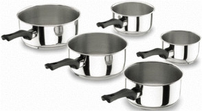 Lacor Estudio set de casseroles à queue 5 pièces