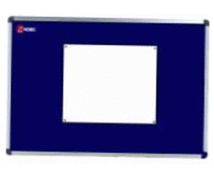 nobo Elipse Felt Noticeboard 600x900mm Blue