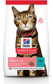 Hill's Science Plan Feline Adult Light au thon (1,5 kg)