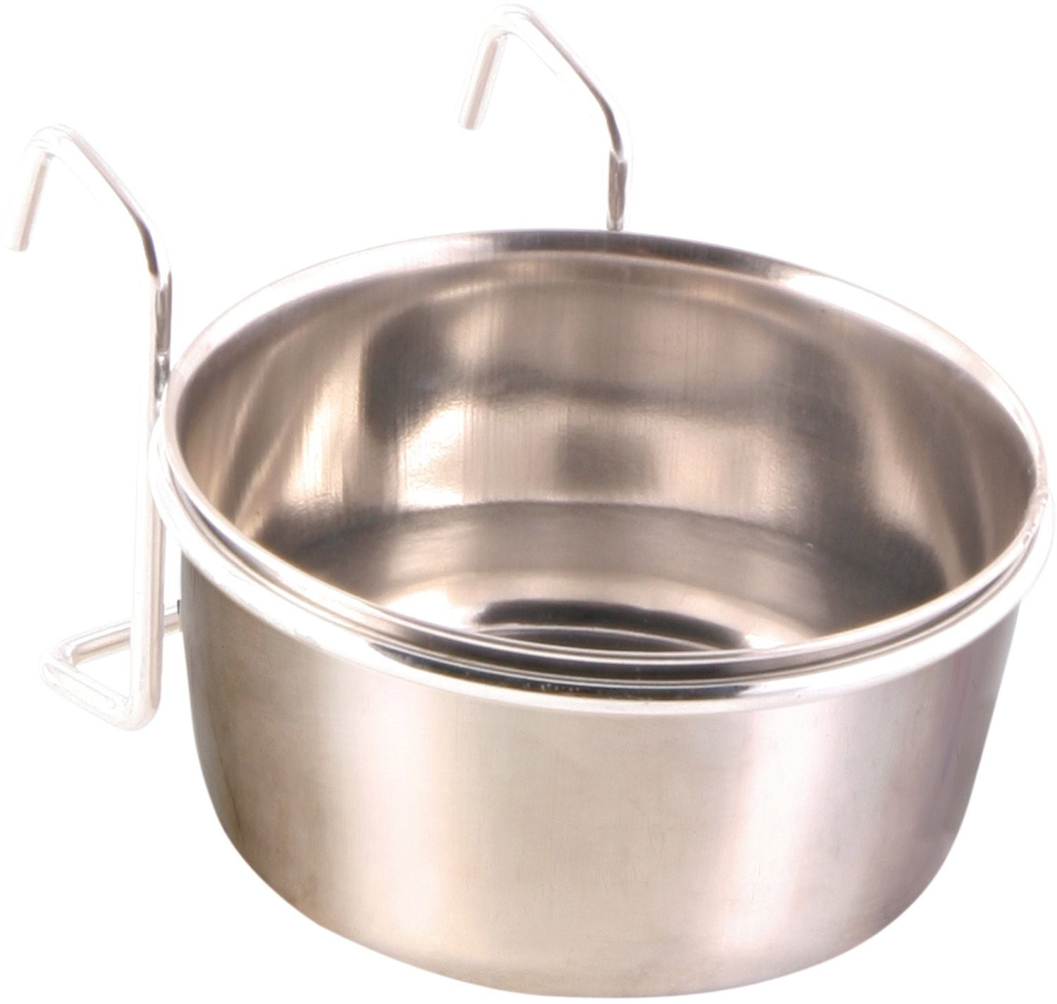 Trixie Mangeoire inox avec support (0,3 l / ø 9 cm)