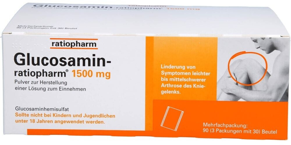 Glucosamin 1500 Mg Beutel 90 Stk Ab 63 25 4 6 Vergleiche 38 Glucosamin 1500 Mg Beutel 90 Stk Ab 63 25 4 6 Vergleiche 38