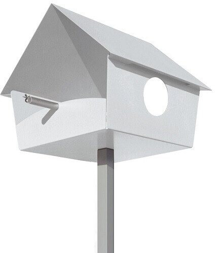 Radius Piep Show XXL Vogelhaus - Design-Futterhaus In Orange Mit 3m Kette