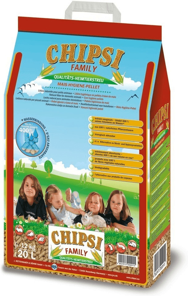 Chipsi Family Granulés de maïs (20 l)