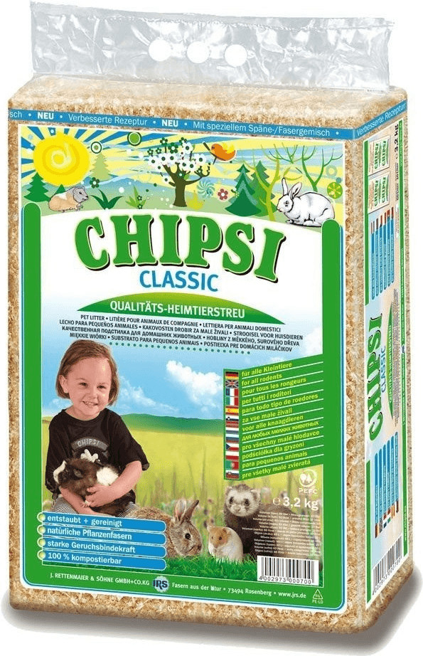Chipsi Litière pour rongeur Classic (60 l)